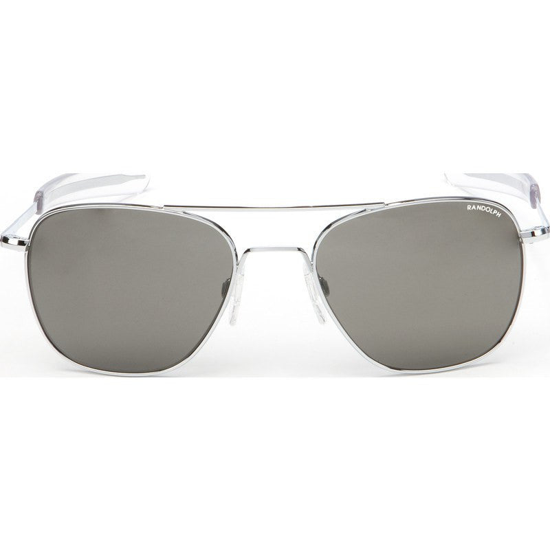 Randolph Engineering Aviator Bright Chrome Sunglasses | Gray Bayonet