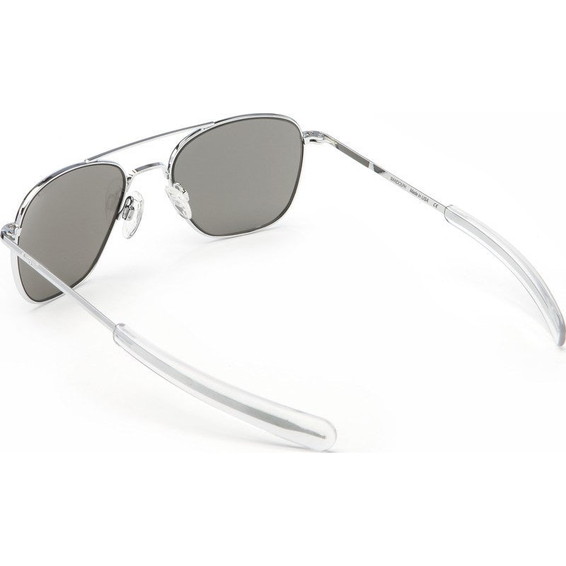 Randolph Engineering Aviator Bright Chrome Sunglasses | Gray Bayonet