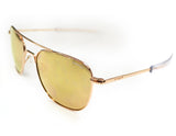 Randolph Engineering Aviator Rose Gold Plated Sunglasses | Rose Gold Flash Bayonet 55MM AF55666-PC