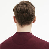 Lacoste Ribbed Men's V-Neck Sweater | Red Basque Chine