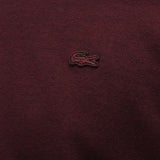 Lacoste Cotton Men's Crew Neck Sweatshirt | Red Basque Chine