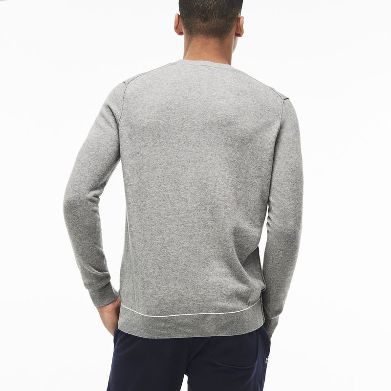 Lacoste Live Cotton & Cashmere Men's Sweater | Palladium Mouline