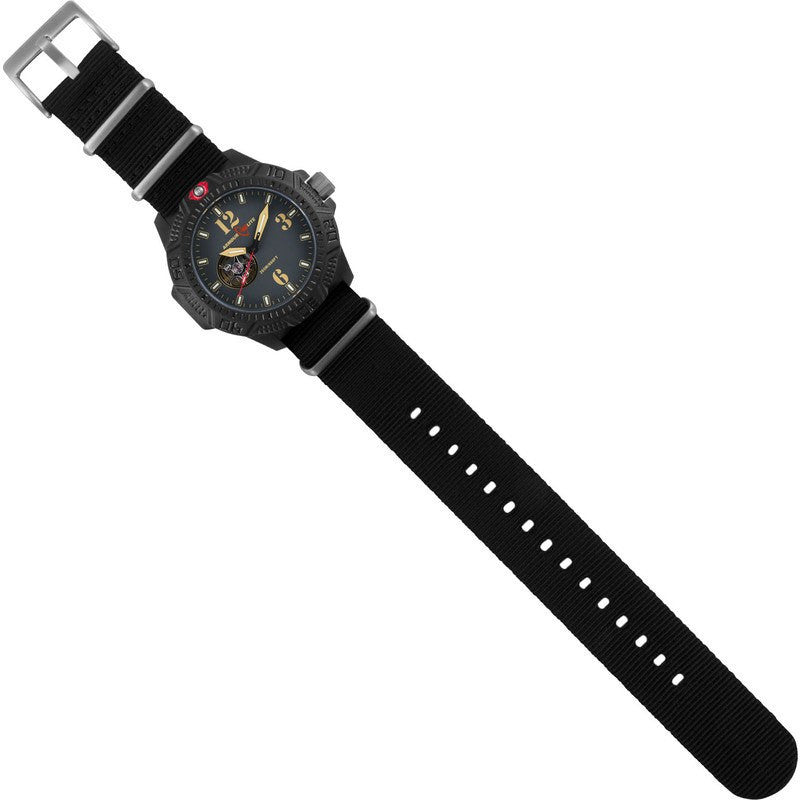 Armourlite Caliber Automatic AL1201 Black-Gold Watch | Nylon