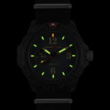 Armourlite Caliber Automatic AL1201 Black-Gold Watch | Nylon