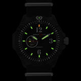 Armourlite Caliber Automatic AL1203 Black-Green Watch | Nylon