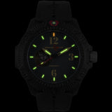 Armourlite Caliber Automatic Men's Watch Black-Green | Rubber AL1211