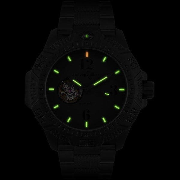 Armourlite Caliber Automatic AL1224 All Black Watch | PVD Steel