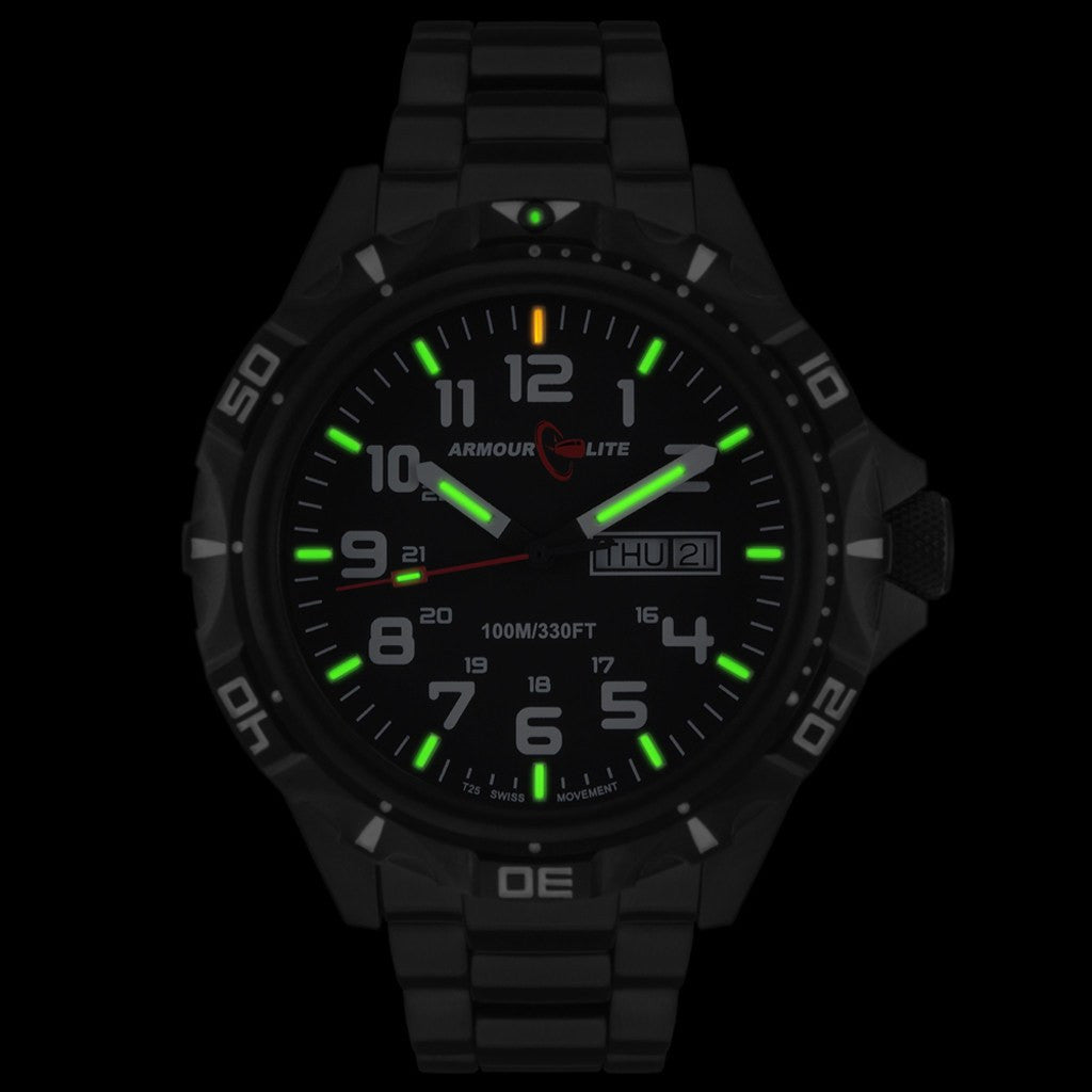 Armourlite Professional AL1402 Black Watch Steel – Sportique