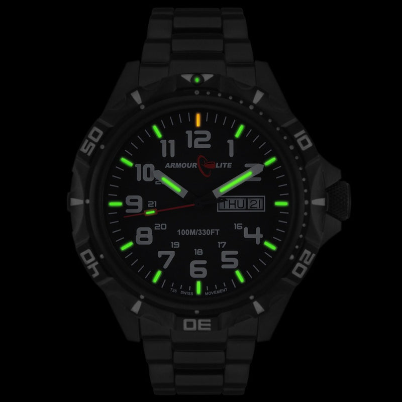 Armourlite Professional AL1402 Black Watch Steel – Sportique