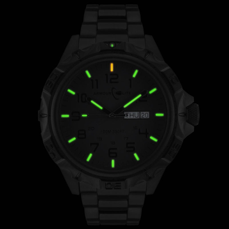 Armourlite Professional AL1404 All Black Watch | Steel