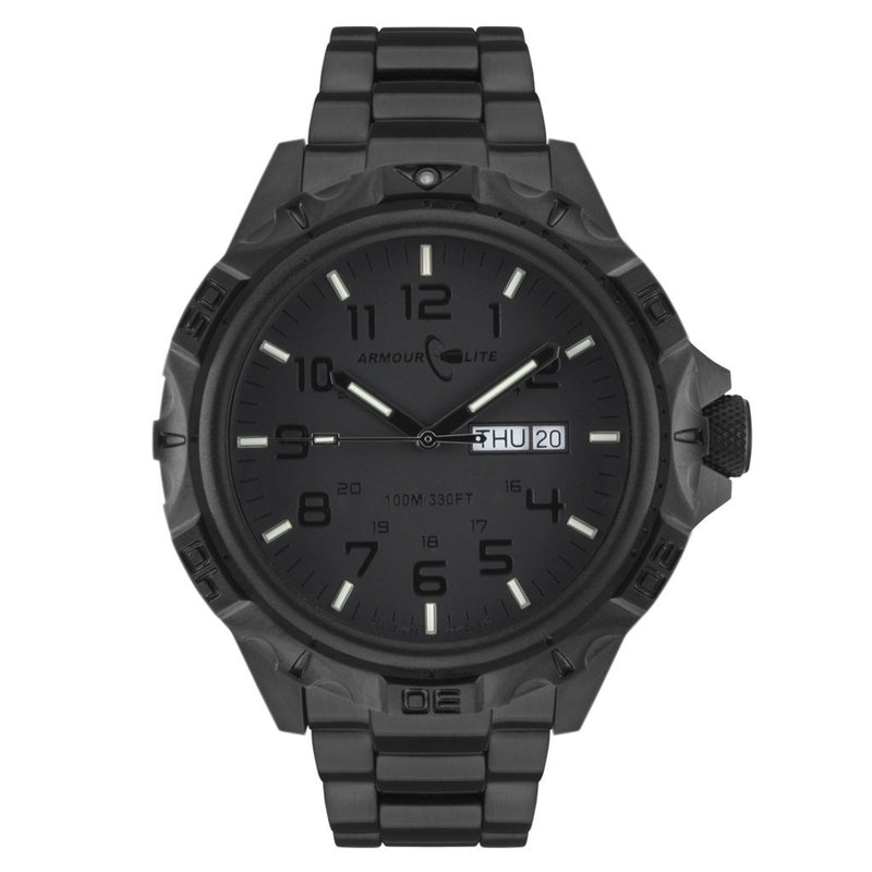 Armourlite Professional AL1404 All Black Watch | Steel
