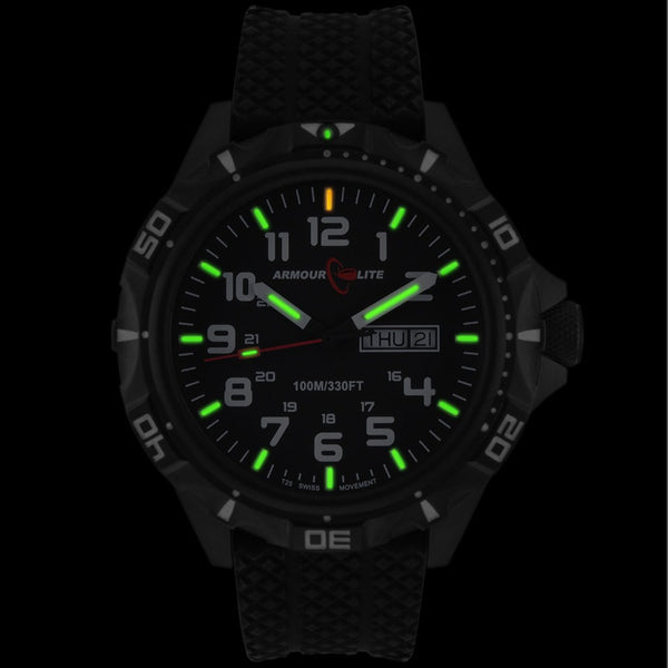 Armourlite Professional AL1412 Black Watch | Rubber