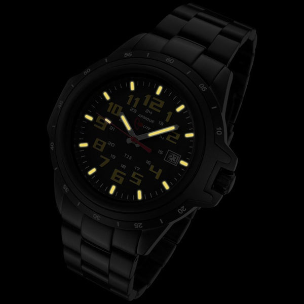 Armourlite ColorBurst Shatterproof Men's Watch Black-Yellow | Steel AL219