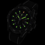Armourlite Professional Shatterproof Chronograph Men's Watch Black-Green | Kevlar White AL43-KBW