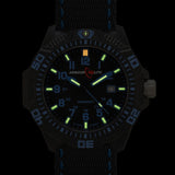 Armourlite Caliber Polycarbonate/Sapphire Men's Watch Black-Blue | Nylon AL601