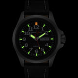 Armourlite Officer Series AL801 Men's Watch Black-Green | Leather