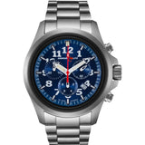 Armourlite Officer Series AL814 Mens' Chronograph Watch Blue-Blue | Steel