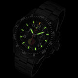Armourlite Professional Shatterproof Chronograph Men's Watch Black-Green | Steel AL88