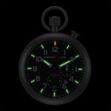 Armourlite ALPW02 Alarm Clock Pocket Watch | Black