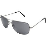 Randolph Engineering Archer Dark Ruthenium Polished Sunglasses | Gray Polarized PC Skull 59MM ARTF434-PC/63MM AR3F434-PC