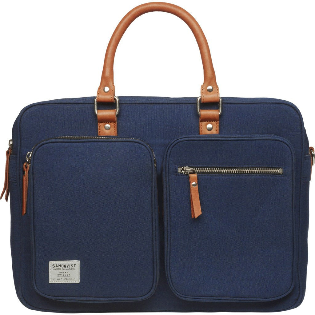 Sandqvist Arne Laptop Briefcase Blue SQA493 – Sportique