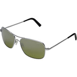 Randolph Engineering Archer Matte Chrome Sunglasses | Jade Metallic Nylon AR Skull 59MM ART4410-NY