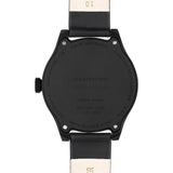 squarestreet SQ31 Aluminum Black Watch | Black/Black Leather SQ31 AS-06