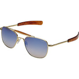 Randolph Engineering Aviator II 23K Gold Sunglasses | Oasis Metallic Nylon AR Bayonet 55MM AT51606-NY