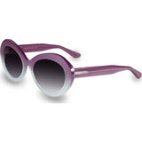 Velvet Eyewear Audrey Amethyst Sunglasses | Grey Fade V019AM05