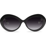 Velvet Eyewear Audrey Black Sunglasses | Grey Fade V019BK05