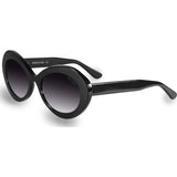 Velvet Eyewear Audrey Black Sunglasses | Grey Fade V019BK05