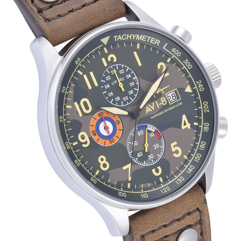 AVI-8 Hawker Hurricane AV-4011-09 Chronograph Watch | Brown AV-4011-09