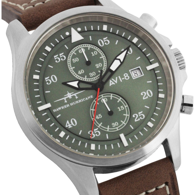 AVI-8 Hawker Hurricane AV-4013-03 Chronograph Watch | Brown AV-4013-03