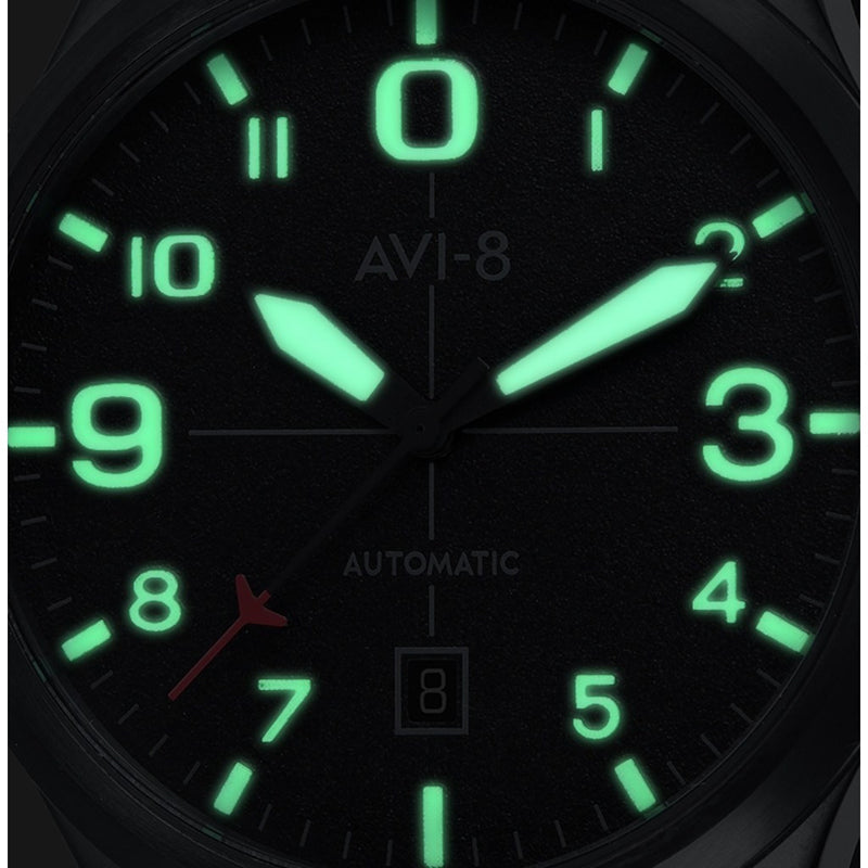 AVI-8 Flyboy AV-4021-0F Automatic Watch | Black AV-4021-0F