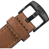 AVI-8 Hawker Harrier II AV-4047 Pegasus Watch | Leather Strap color-Gun Metal/ Brown