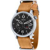 AVI-8 Flyboy AV-4048 Analog  Watch | Leather Strap Color-Blue/ Brown