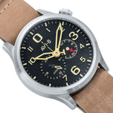 AVI-8 Flyboy AV-4048 Analog  Watch | Leather Strap Color-Blue/ Brown