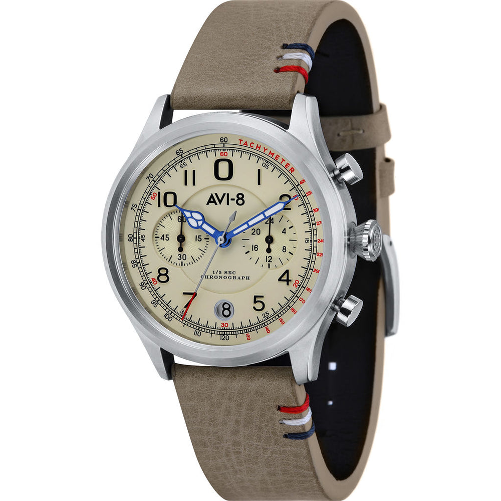 AVI-8 Flyboy AV-4054 Lafayette Watch | Leather Strap – Sportique