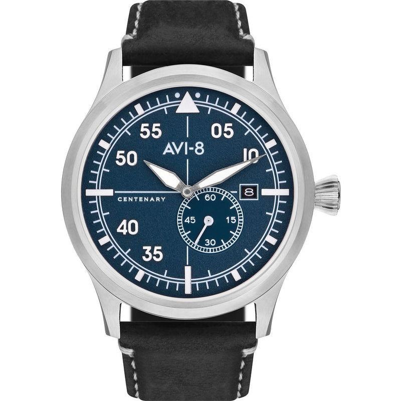 AVI-8 Flyboyn AV-4059 Centerary 1940s Watch | Leather Strap Color-Black/ Brown