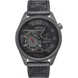 AVI-8 Hawker Harrier II AV-4070 Ace of Spades Automatic Watch | Leather strap