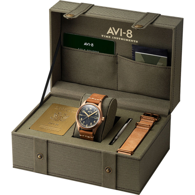 AVI-8 Flyboy Eagle Squadron 4071-01 Automatic Watch | Bronze