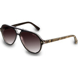 Velvet Eyewear Ava Dark Boa Sunglasses | Brown Fade V015DB01
