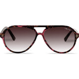 Velvet Eyewear Ava Red Lava Sunglasses | Brown Fade V015RL01