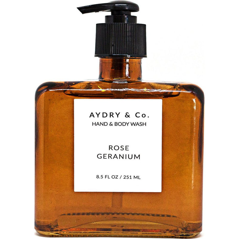 AYDRY & Co. Hand & Body Wash | Rose Geranium 8.5 Fl oz