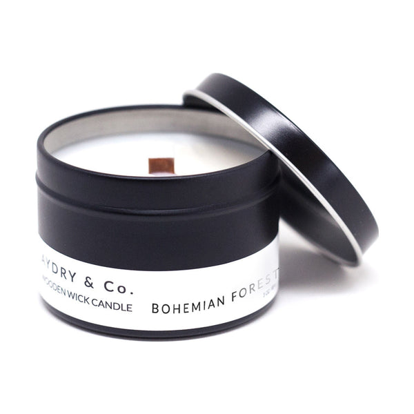 AYDRY & Co. Wooden Wick Candle | Bohemian Forest 3 oz