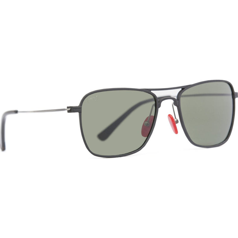 Proof Overland Aluminum Sunglasses | Matte Black/Green Polarized ovdmblkgrnpol
