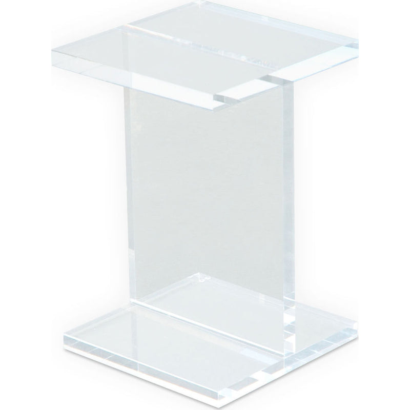 Gus* Modern Acrylic I-Beam Table | Transparent ECCTACIB