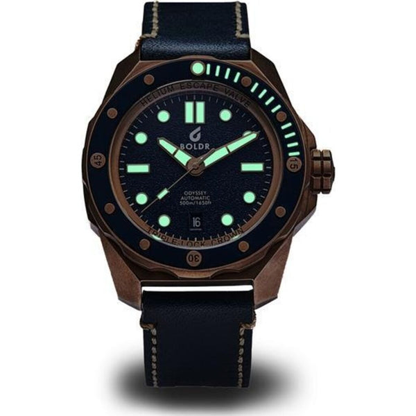BOLDR Odyssey Automatic Dive Watch | Adventurine Bronze