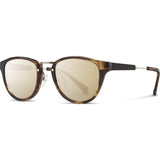 Shwood Ainsworth Acetate Sunglasses | Bourbon & Matte Silver / Gold Mirror WAAB3G3
