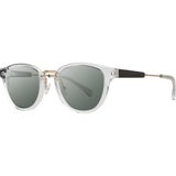 Shwood Ainsworth Acetate Sunglasses | Crystal & Gold - G15 WAAC2F